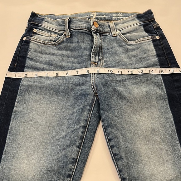7 For All Mankind Gwenevere Skinny Ankle Size 27 - Picture 5 of 16